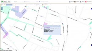 Impression d'écran de Géo-ODP : Carte en plein écran