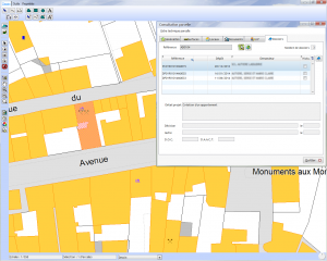 Lien parcelle-dossier GeoADS : Logiciel SIG de gestion des dossiers d’urbanisme