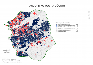 Atlas foncier : Raccord au tout-à-l'égoût